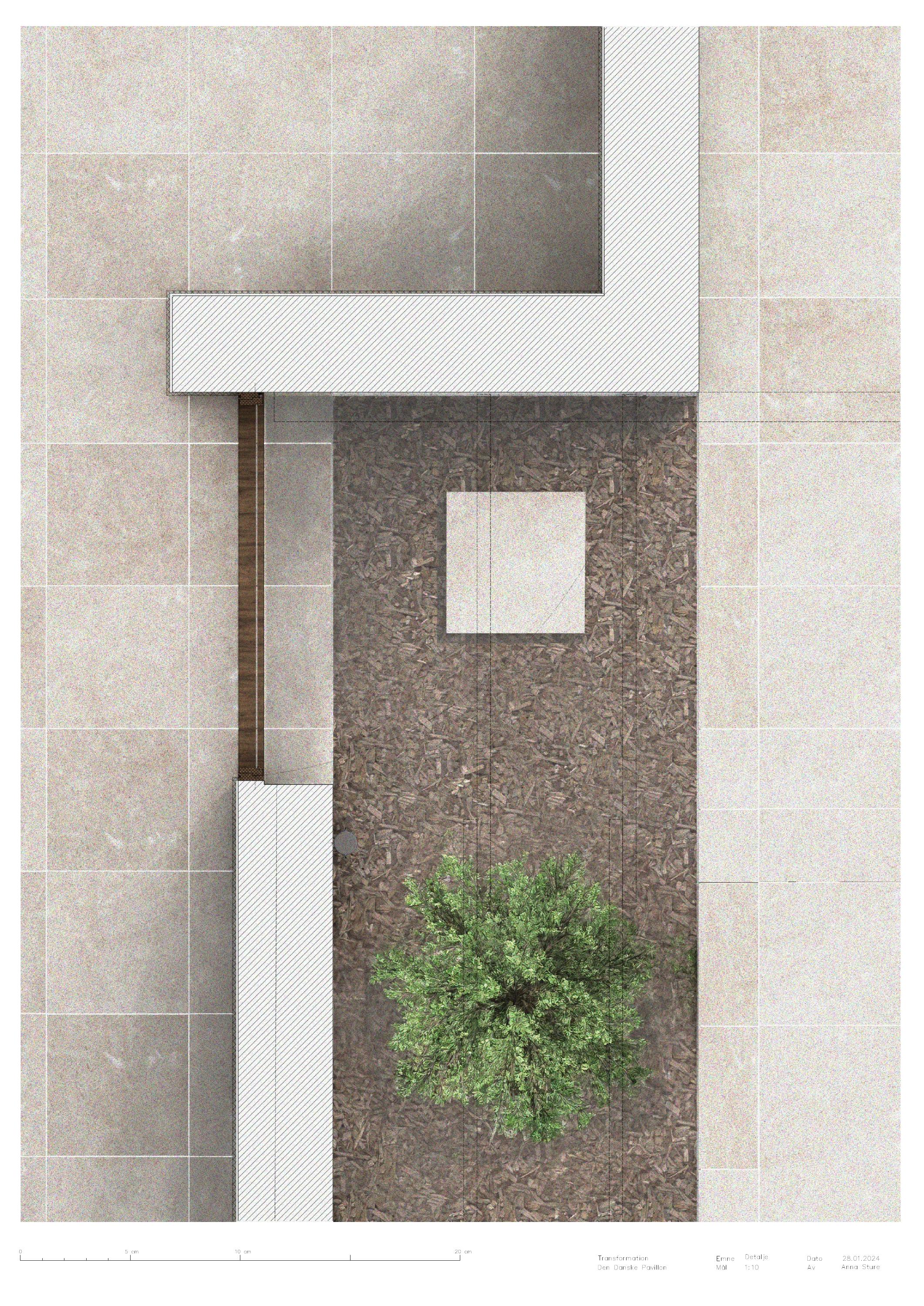 Planutsnitt / hage